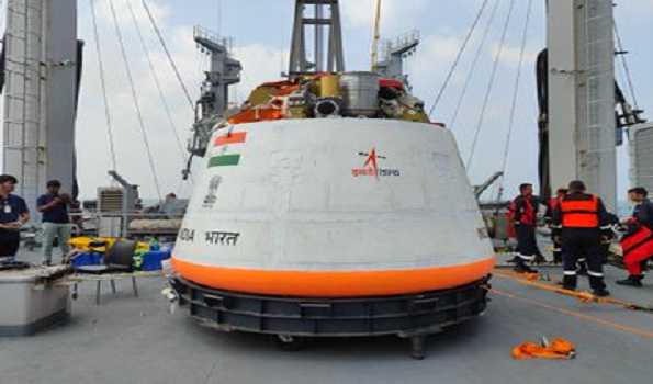 Gaganyaan : Crew Module In Safe Hands Of Indian Navy