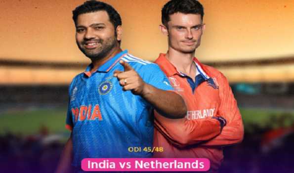 India win toss, bat first against Netherlands