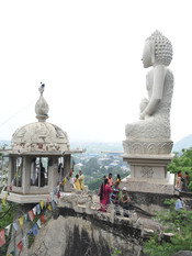 GUWAHATI, MAY 12 (UNI):- Devotees offering prayers at a Buddhist temple on the occasion of Buddha Purnima, in Guwahati on Monday. UNI PHOTO-43U GUWAHATI, MAY 12 (UNI):- Devotees offering prayers at a Buddhist temple on the occasion of Buddha Purnima, in Guwahati on Monday. UNI PHOTO-43U