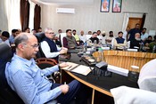 JAMMU, MAY 12 (UNI):- Jammu and Kashmir Chief Minister Omar Abdullah interacting with the civil society in Poonch district of Jammu and Kashmir on Monday. UNI PHOTO-45U JAMMU, MAY 12 (UNI):- Jammu and Kashmir Chief Minister Omar Abdullah interacting with the civil society in Poonch district of Jammu and Kashmir on Monday. UNI PHOTO-45U